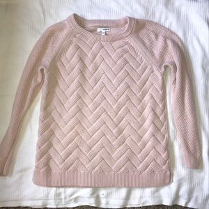 Sonoma crew neck knitted sweater dusty pink M